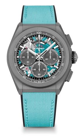 Review Replica Zenith Watch Zenith Defy 21 Ultra Colour Turquoise 97.9001.9004-8/80.R955.T3/P - Click Image to Close